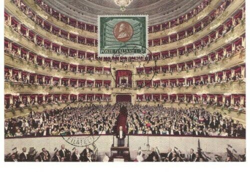 Cartolina Formato grande - Milano Teatro alla Scala - non viaggiata
