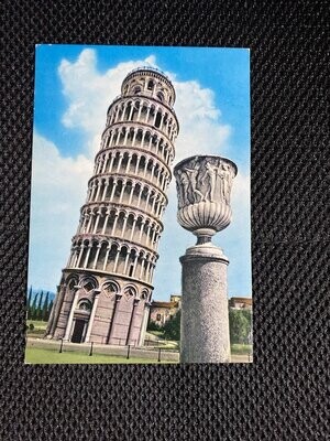 Cartolina Formato Grande Pisa (PI) Torre pendente Non Viaggiata-colori