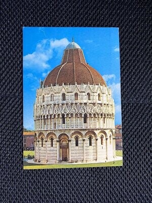 Cartolina Formato Grande Pisa (PI) Battistero Non Viaggiata-colori