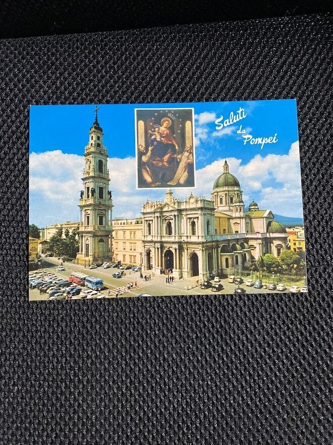Cartolina Formato Grande Pompei (NA) Santuario Non Viaggiata-colori