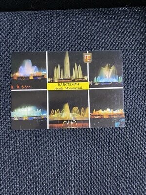 Cartolina Formato Grande Barcellona (Spagna) Vari panorami Non Viaggiata-colori