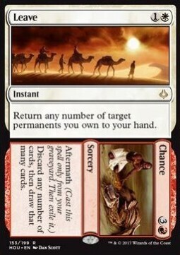 Carta MTG-Abbandonare // Caso-L’Era della Rovina-NM-R-Italiano Foil