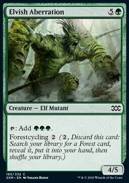 Carta MTG-Aberrazione Elfica-Double Masters-Near Mint-C-Inglese