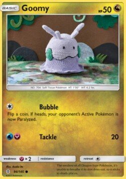 Carta pokemon Goomy (GRI 94)-Guardiani Nascenti-C - lingua ITA-condizione NM