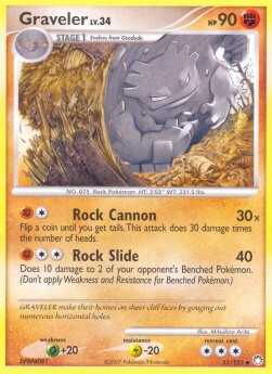 Carta pokemon Graveler Lv.34 (MT 51)-Tesori Misteriosi-U - lingua ITA-condizione LP