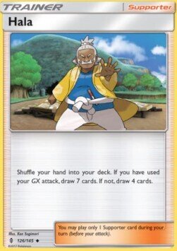 Carta pokemon Hala (GRI 126)-Guardiani Nascenti-U - lingua ITA-condizione NM