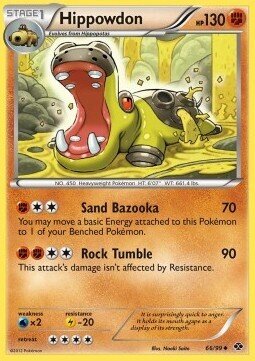Carta pokemon Hippowdon (NXD 66)-Destini Futuri-U - lingua ITA-condizione EX