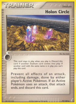 Carta pokemon Holon Circle (CG 79)-EX Guardiani dei Cristalli-U - lingua EN-condizione EX