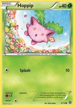 Carta pokemon Hoppip (STS 3)-Steam Siege-C - lingua ITA-condizione EX