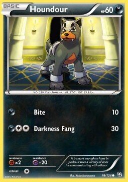 Carta pokemon Houndour (DRX 74)-Stirpe dei Draghi-C - lingua ITA-condizione NM
