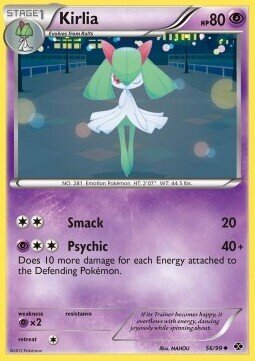 Carta pokemon Kirlia (NXD 56)-Destini Futuri-U - lingua ITA-condizione EX
