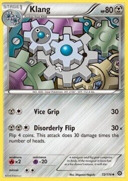 Carta pokemon Klang (STS 72)-Steam Siege-U - lingua ITA-condizione NM