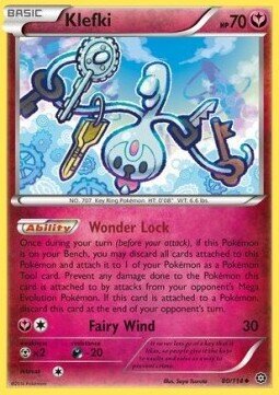 Carta pokemon Klefki (STS 80)-Steam Siege-U - lingua ITA-condizione EX