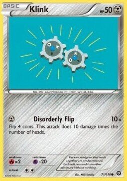 Carta pokemon Klink (STS 71)-Steam Siege-C - lingua ITA-condizione NM