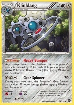 Carta pokemon Klinklang (STS 73)-Steam Siege-Holo Rare - lingua ITA-condizione NM