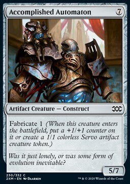 Carta MTG-Abile Automa-Double Masters-Near Mint-C-Inglese Foil