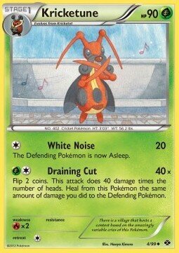 Carta pokemon Kricketune (NXD 4)-Destini Futuri-U - lingua ITA-condizione EX