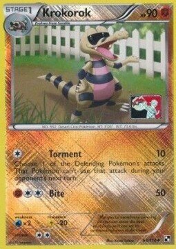 Carta pokemon Krokorok (BLW 64)-Nero e Bianco-Promo - lingua ITA-condizione EX