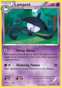 Carta pokemon Lampent (STS 49)-Steam Siege-U - lingua ITA-condizione NM