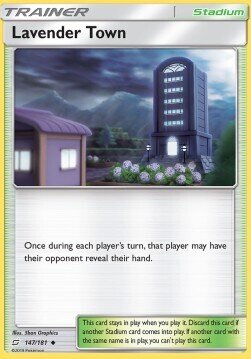 Carta pokemon Lavandonia (TEU 147)-Team Up-U - lingua ITA-condizione EX