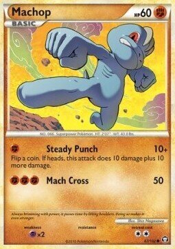 Carta pokemon Machop (TM 67)-Battaglie Trionfali-C - lingua ITA-condizione EX
