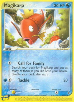 Carta pokemon Magikarp (DR 60)-EX Drago-C - lingua ITA-condizione EX