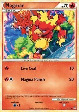 Carta pokemon Magmar (UL 52)-Forze Scatenate-C - lingua ITA-condizione EX