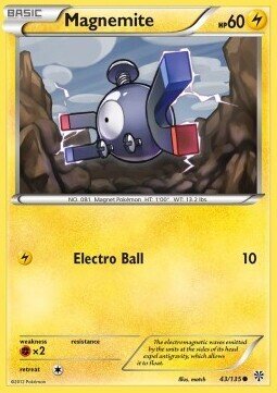 Carta pokemon Magnemite (PLS 43)-Uragano Plasma-C - lingua ITA-condizione EX