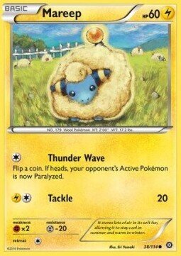 Carta pokemon Mareep (STS 38)-Steam Siege-C - lingua ITA-condizione NM