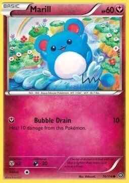 Carta pokemon Marill (STS 76)-Steam Siege-C - lingua ITA-condizione NM