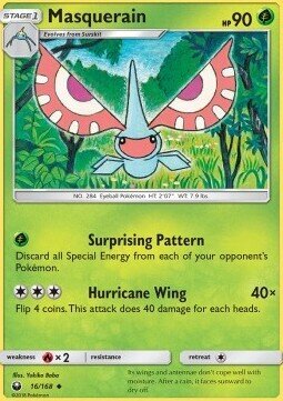 Carta pokemon Masquerain (CES 16)-Celestial Storm-U - lingua ITA-condizione EX
