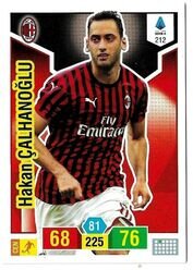 Trading card Adrenalyne 2019-20 - N°212 Hakan Calhanoglu Milan