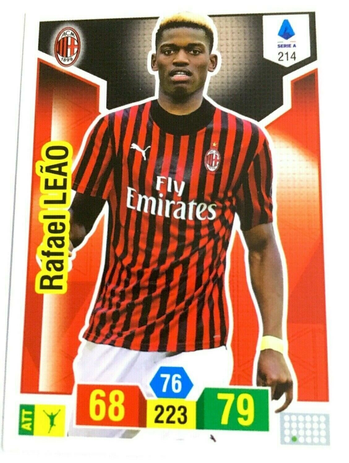 Trading card Adrenalyne 2019-20 - N°214 Rafael Leao Milan