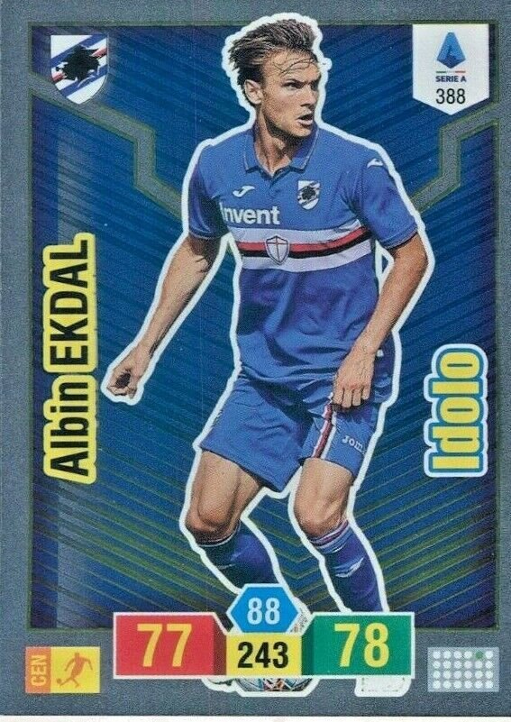 Trading card Adrenalyne 2019-20 - N°388 Albin Ekdal idolo Sampdoria