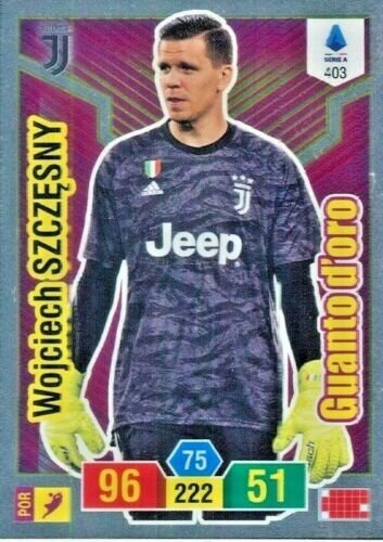 Trading card Adrenalyne 2019-20 - N°403 Wojciech Szczesny Guanto d'oro Juventus