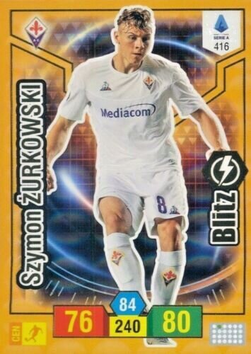 Trading card Adrenalyne 2019-20 - N°416 Szymon Zurkowski Blitz Fiorentina
