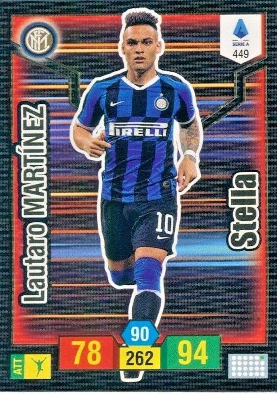 Trading card Adrenalyne 2019-20 - N°449 Lautaro Martinez stella Inter