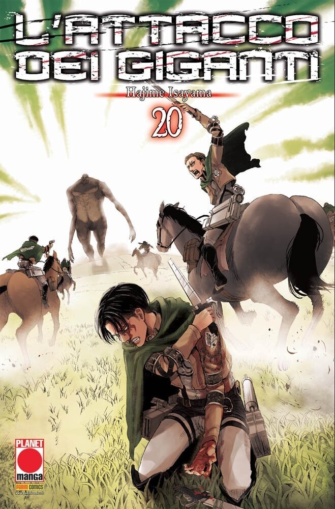 L'attacco dei giganti n.20 - ed. planet manga panini comics