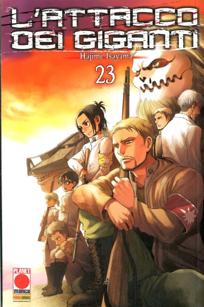 L'attacco dei giganti n.23 - ed. planet manga panini comics