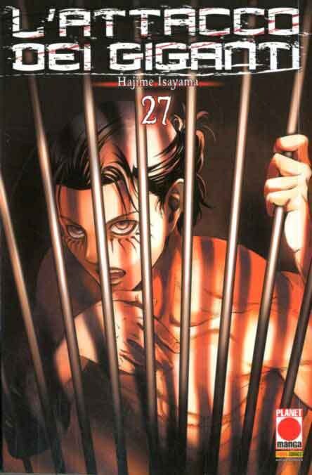 L'attacco dei giganti n.27 - ed. planet manga panini comics