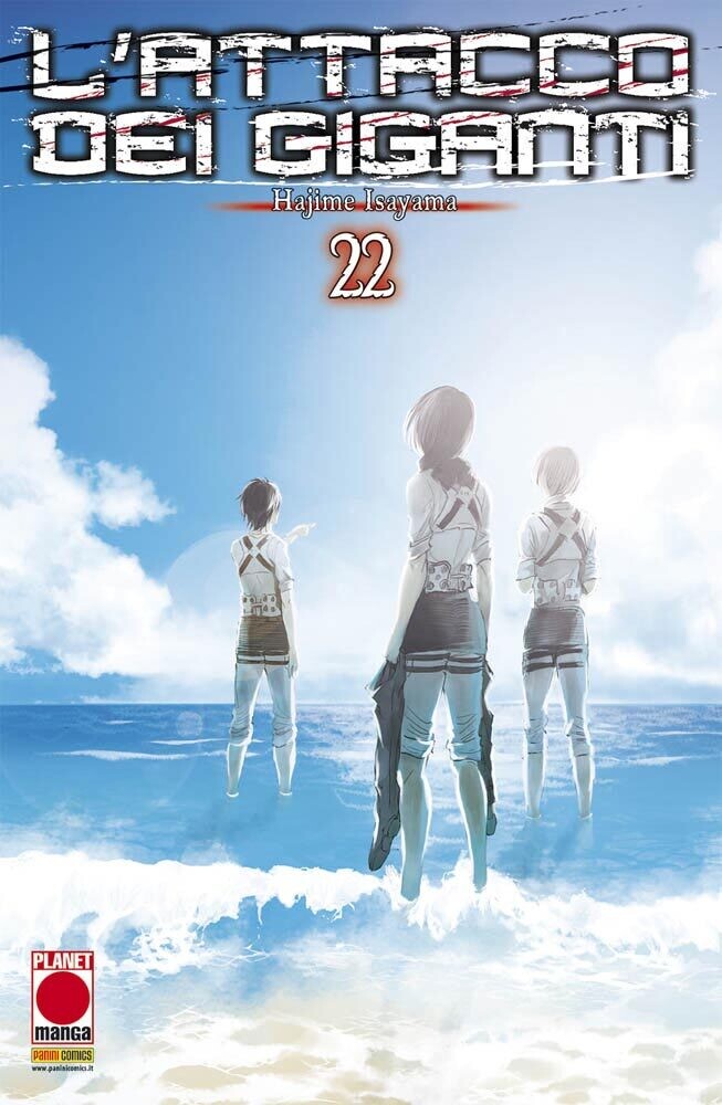 L'attacco dei giganti n.22 - ed. planet manga panini comics
