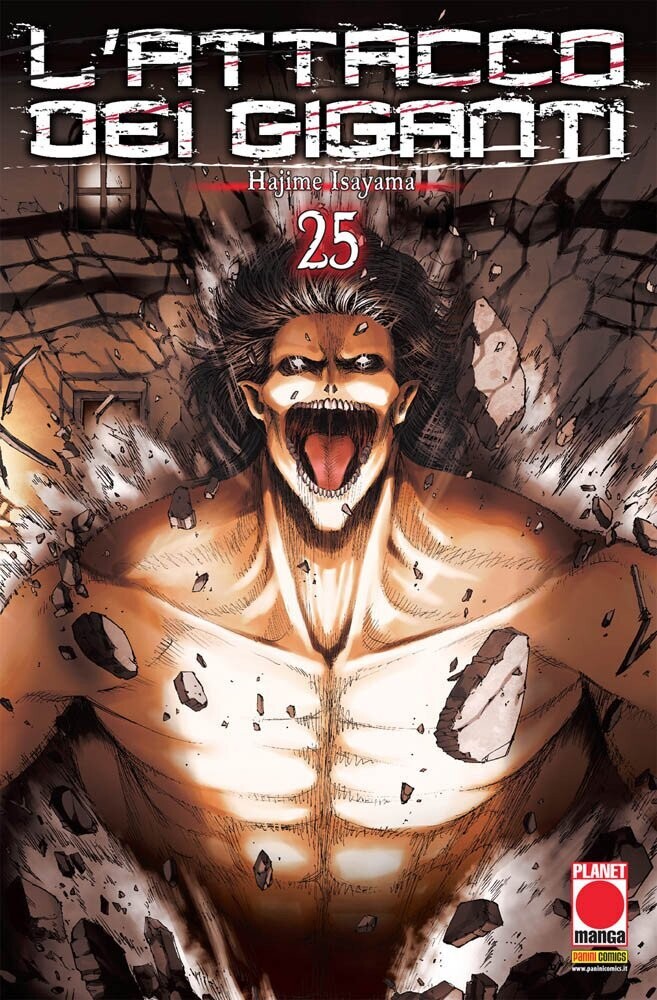 L'attacco dei giganti n.25 - ed. planet manga panini comics
