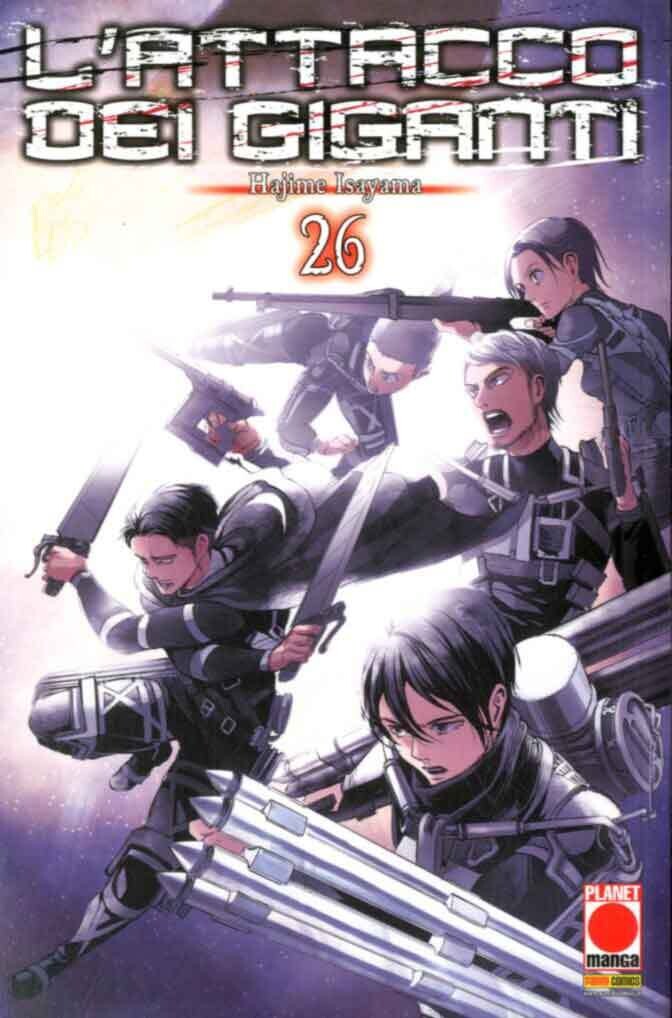 L'attacco dei giganti n.26 - ed. planet manga panini comics