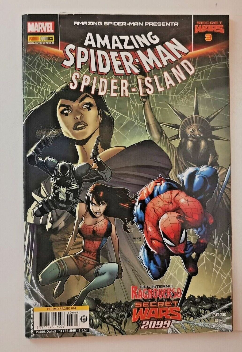 AMAZING SPIDER-MAN -Spider-Island - L'uomo ragno N.644 -  ed.Panini Comics
