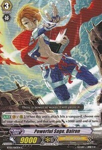 Carta Vanguard - Powerful Sage, Bairon [G Format] - Awakening Off Twin Blades