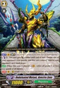 Carta Vanguard - Undefeated Mutant, Avectro Zeus [G Format] - PROMO