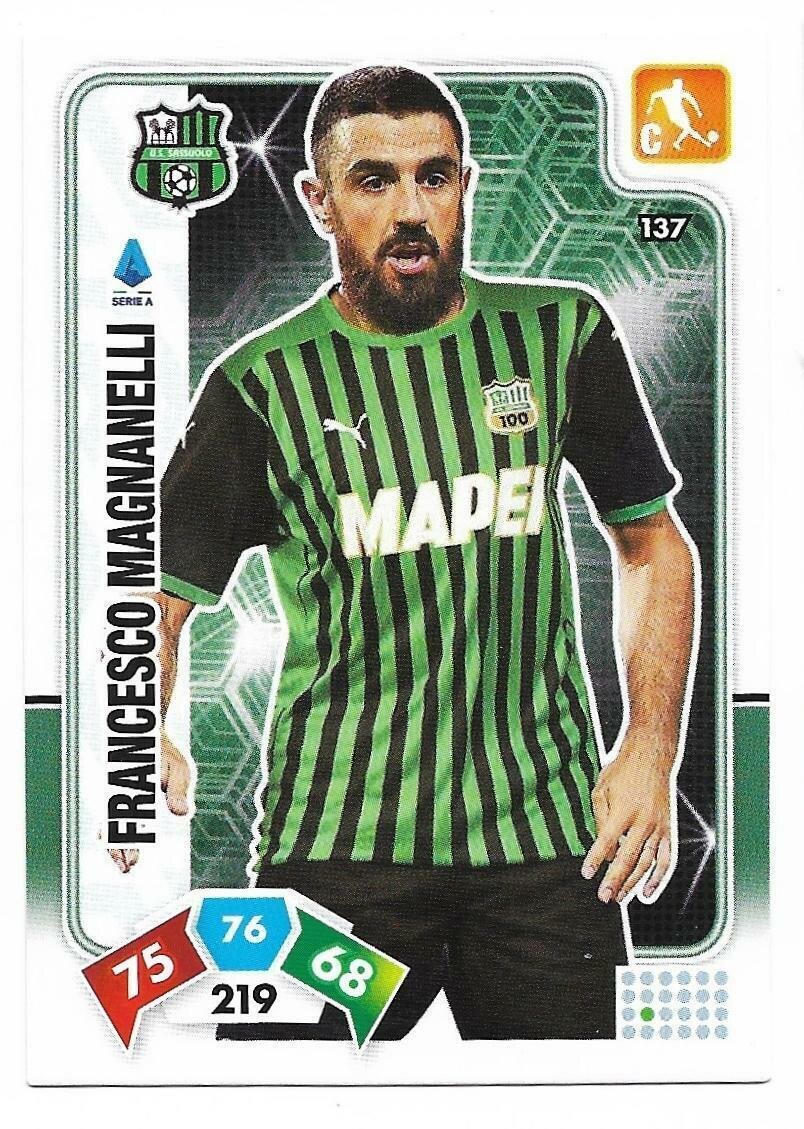 Trading card Adrenalyne 2020-21 - N°137 Francesco Magnanelli Sassuolo