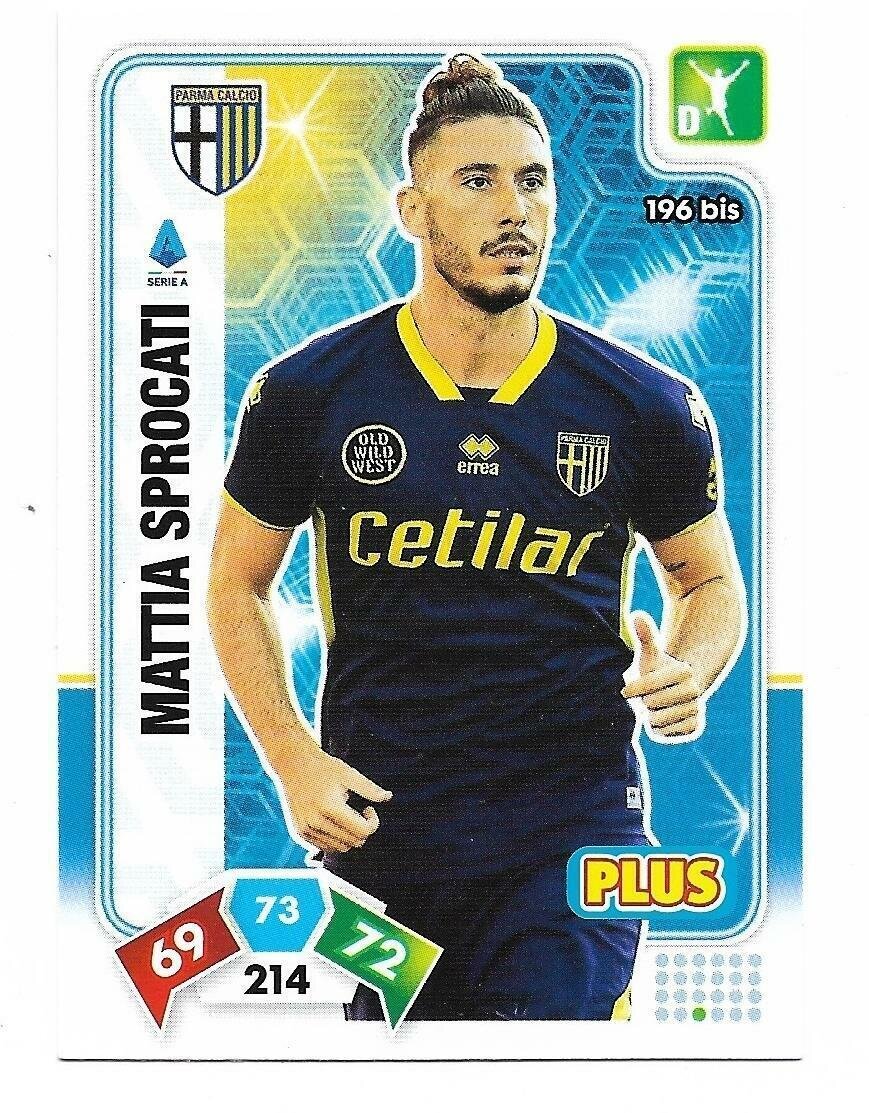 Trading card Adrenalyne 2020-21 - N°196 Bis Mattia Sprocati Plus Parma