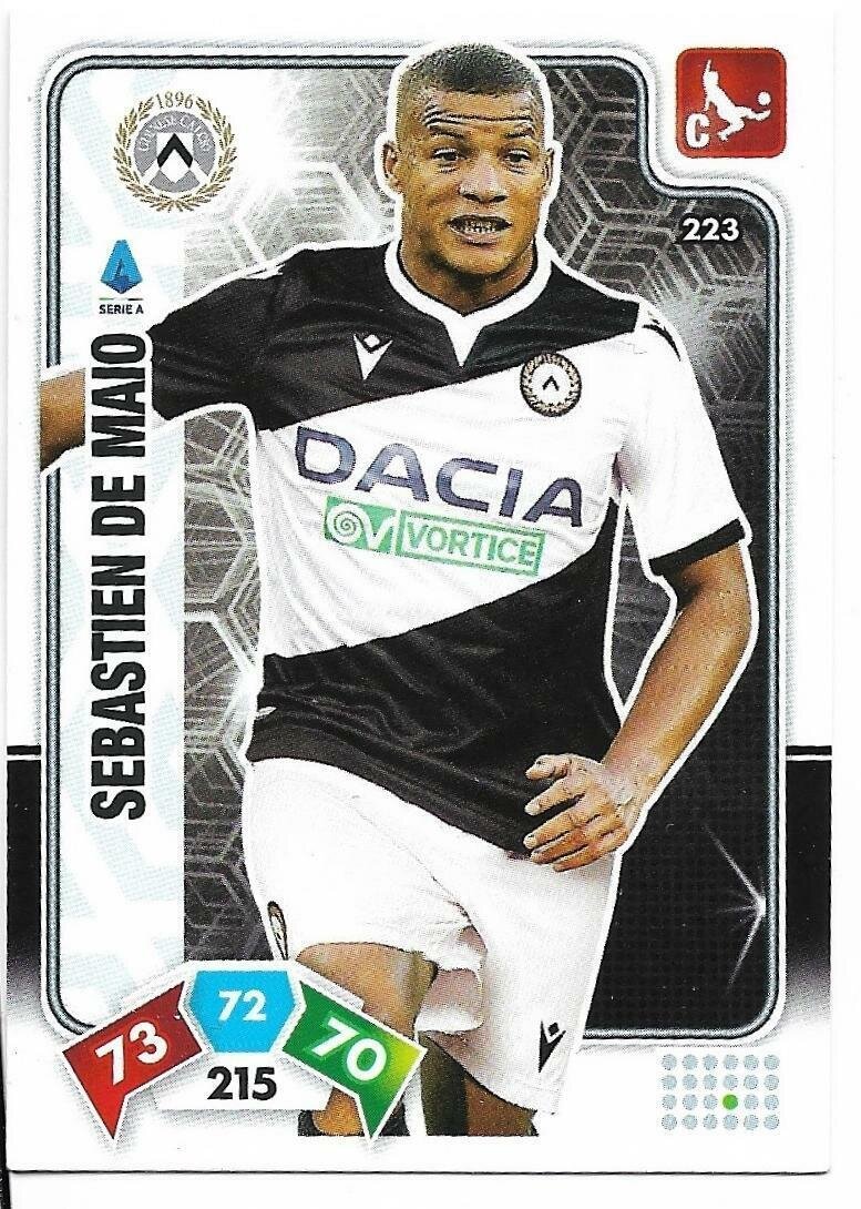 Trading card Adrenalyne 2020-21 - N°223 Sebastiene De Maio  Udinese