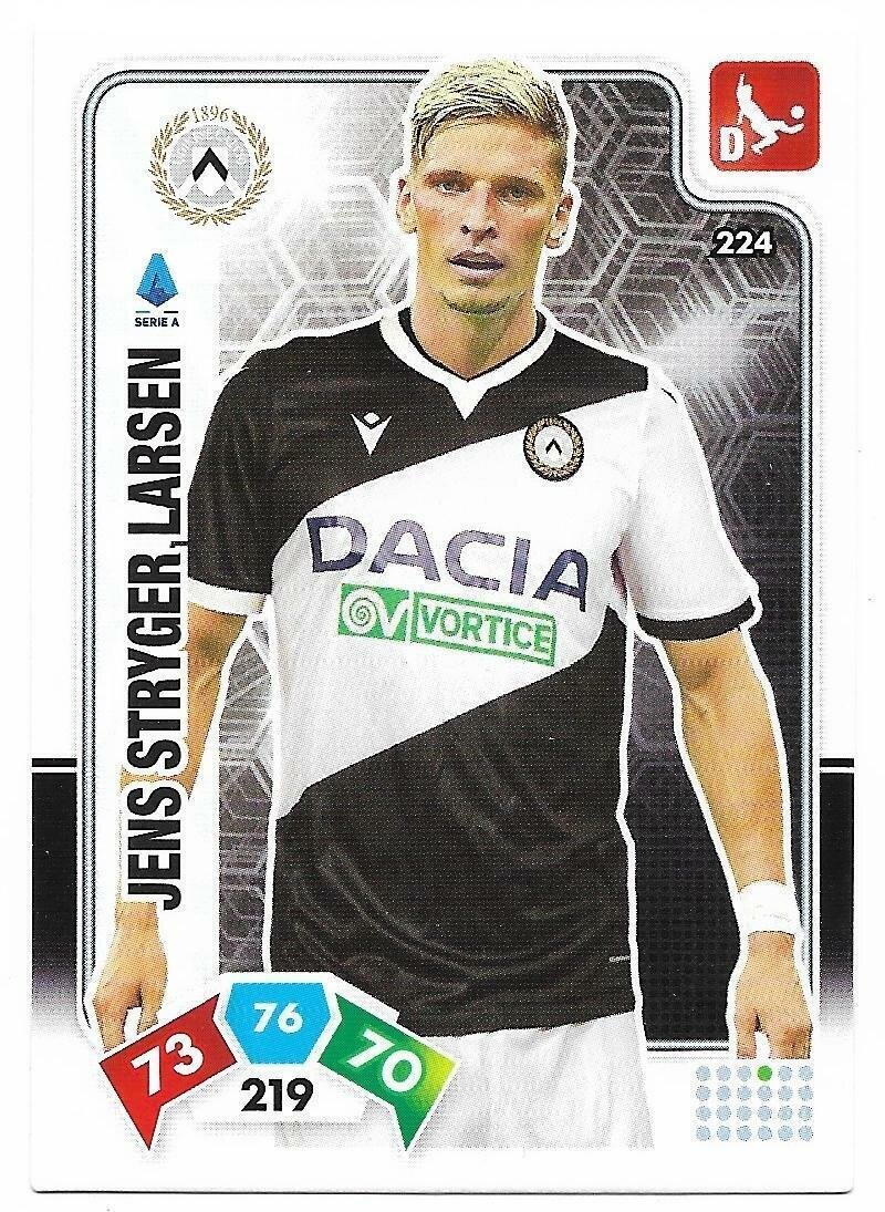 Trading card Adrenalyne 2020-21 - N°224 Jens Stryger Larsen  Udinese